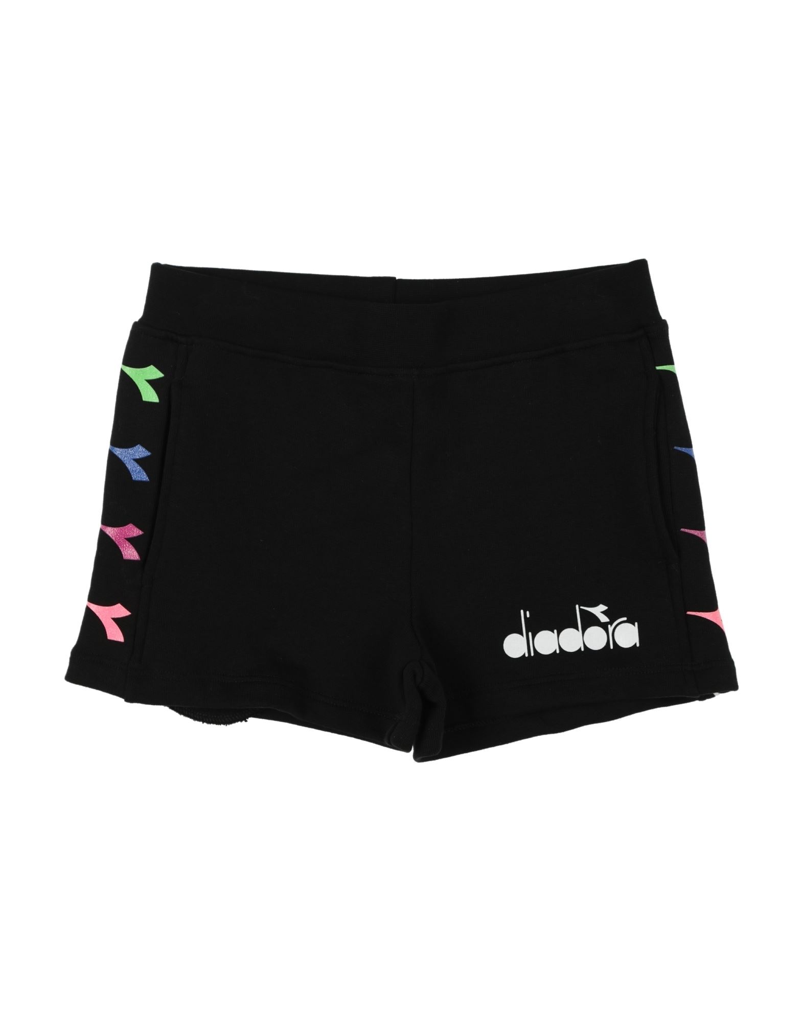 Diadora Kids'  Toddler Girl Shorts & Bermuda Shorts Black Size 6 Cotton