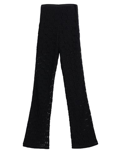 Shop Jil Sander Woman Pants Black Size 6 Cotton, Rubber