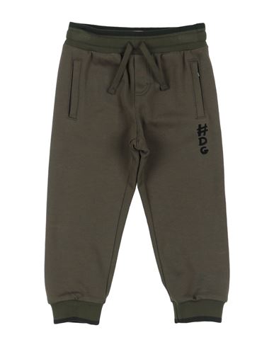 Dolce & Gabbana Toddler Boy Pants Military Green Size 3 Cotton In Green