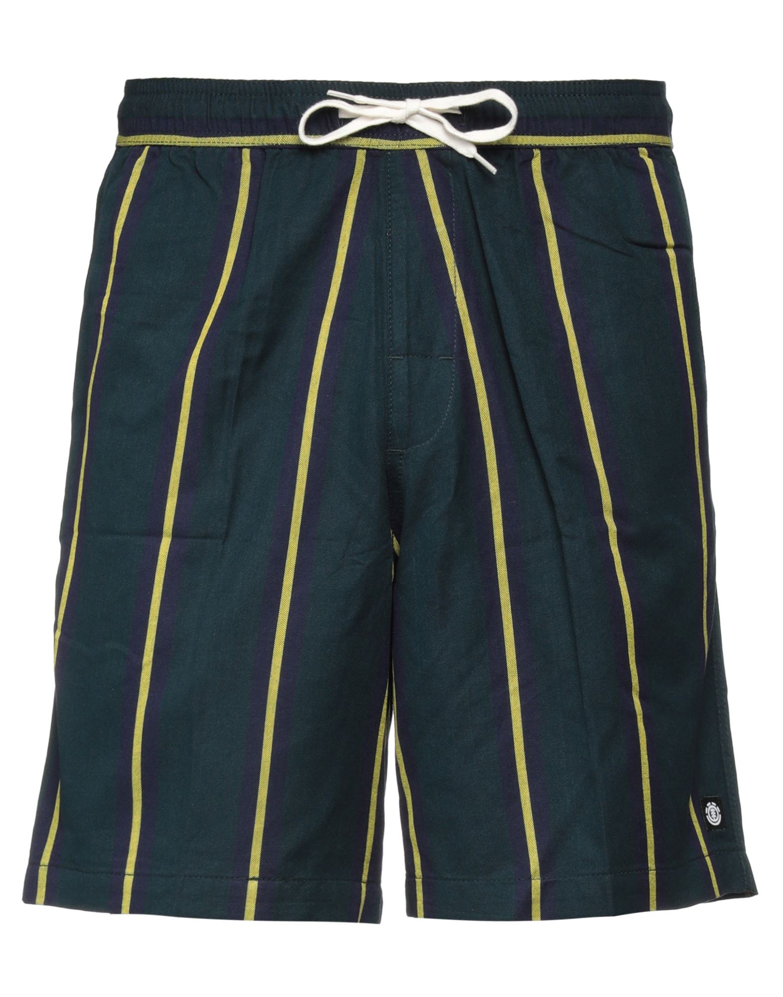Element Man Shorts & Bermuda Shorts Dark Green Size S Viscose, Cotton