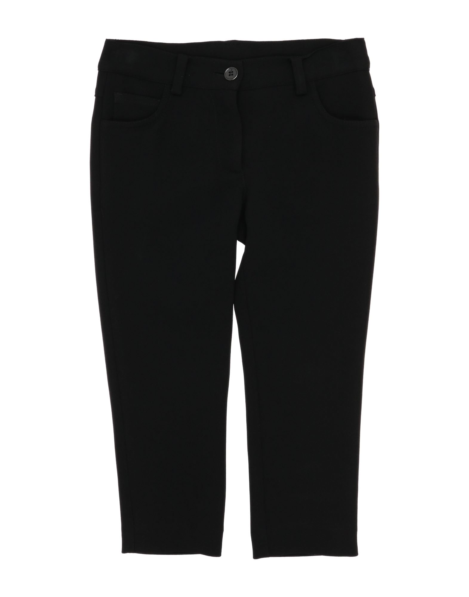 Dolce & Gabbana Kids'  Toddler Girl Pants Black Size 7 Viscose, Acetate, Eco Polyester