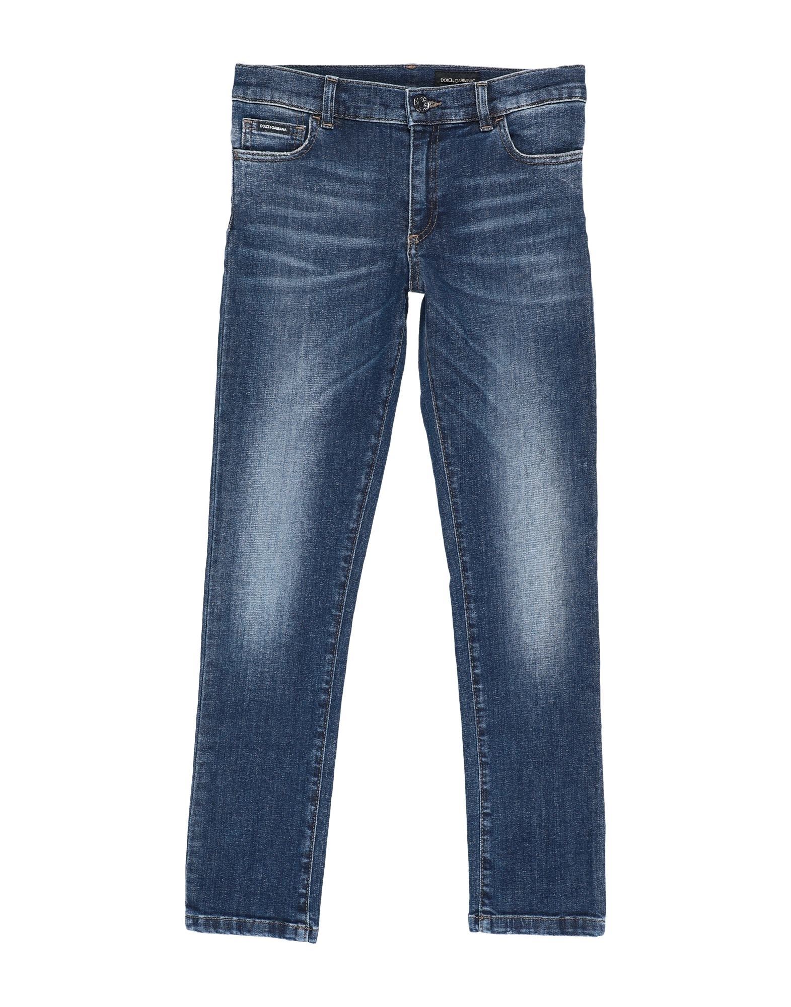 Dolce & Gabbana Kids'  Toddler Boy Jeans Blue Size 3 Cotton, Elastane