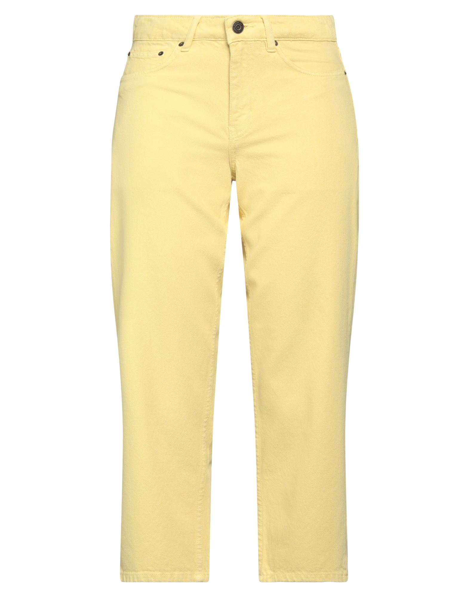 American Vintage Cropped Pants In Yellow