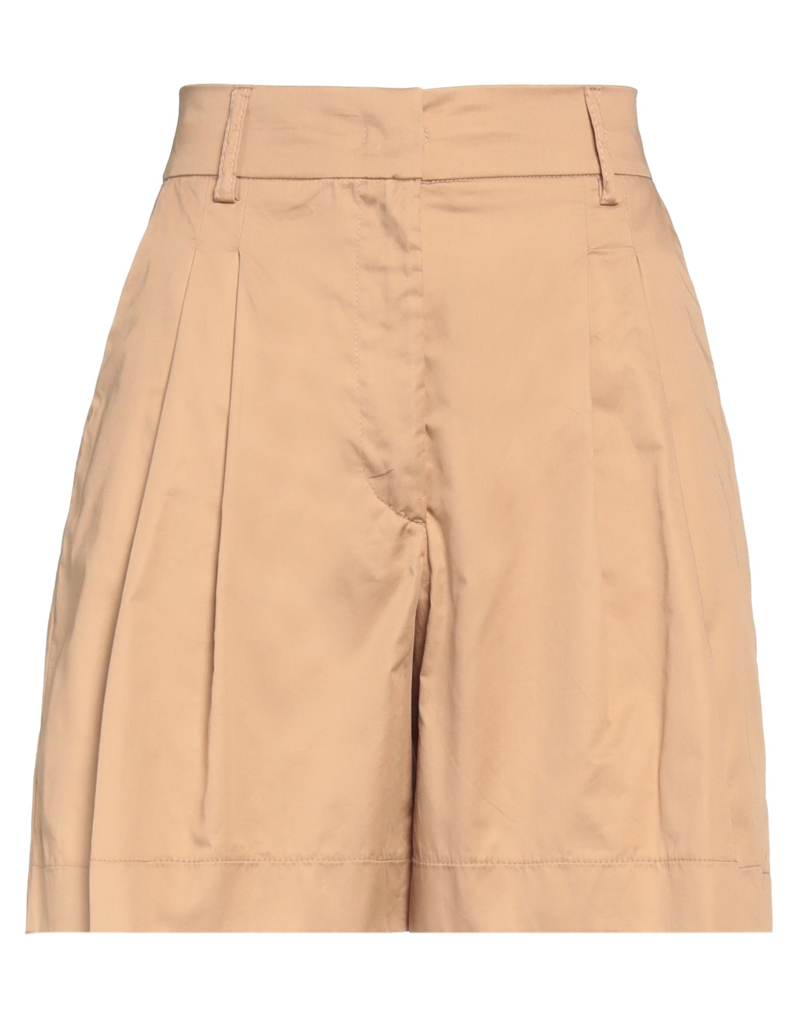 Kaos Woman Shorts & Bermuda Shorts Camel Size 8 Cotton In Beige