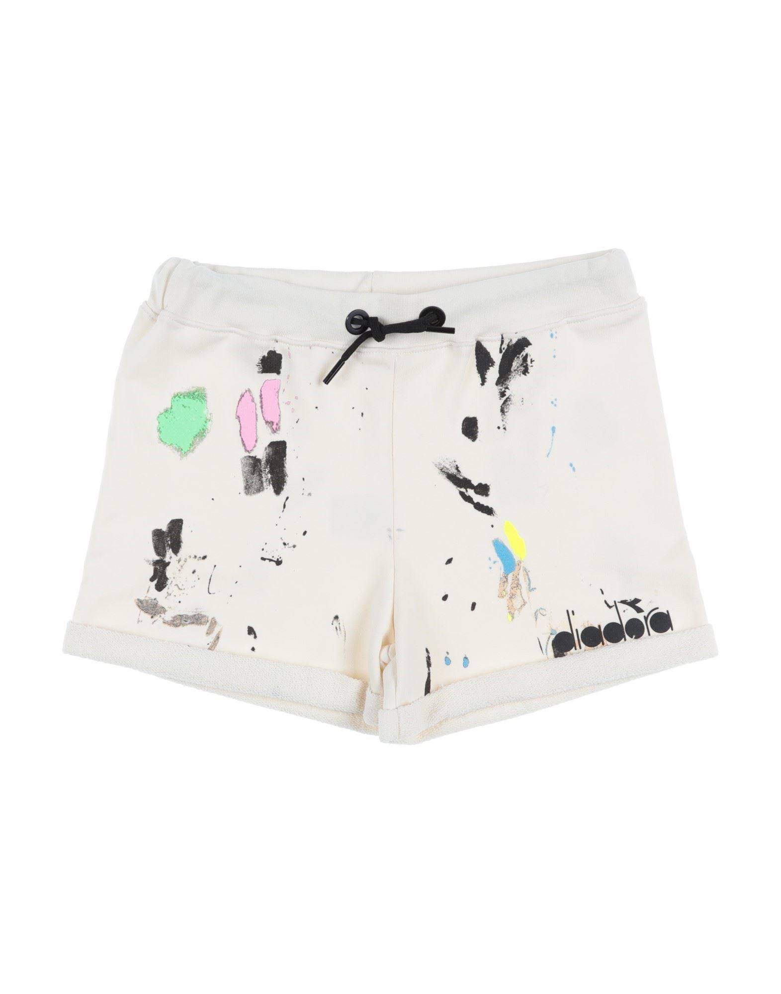 Diadora Kids'  Toddler Girl Shorts & Bermuda Shorts Ivory Size 4 Cotton In White