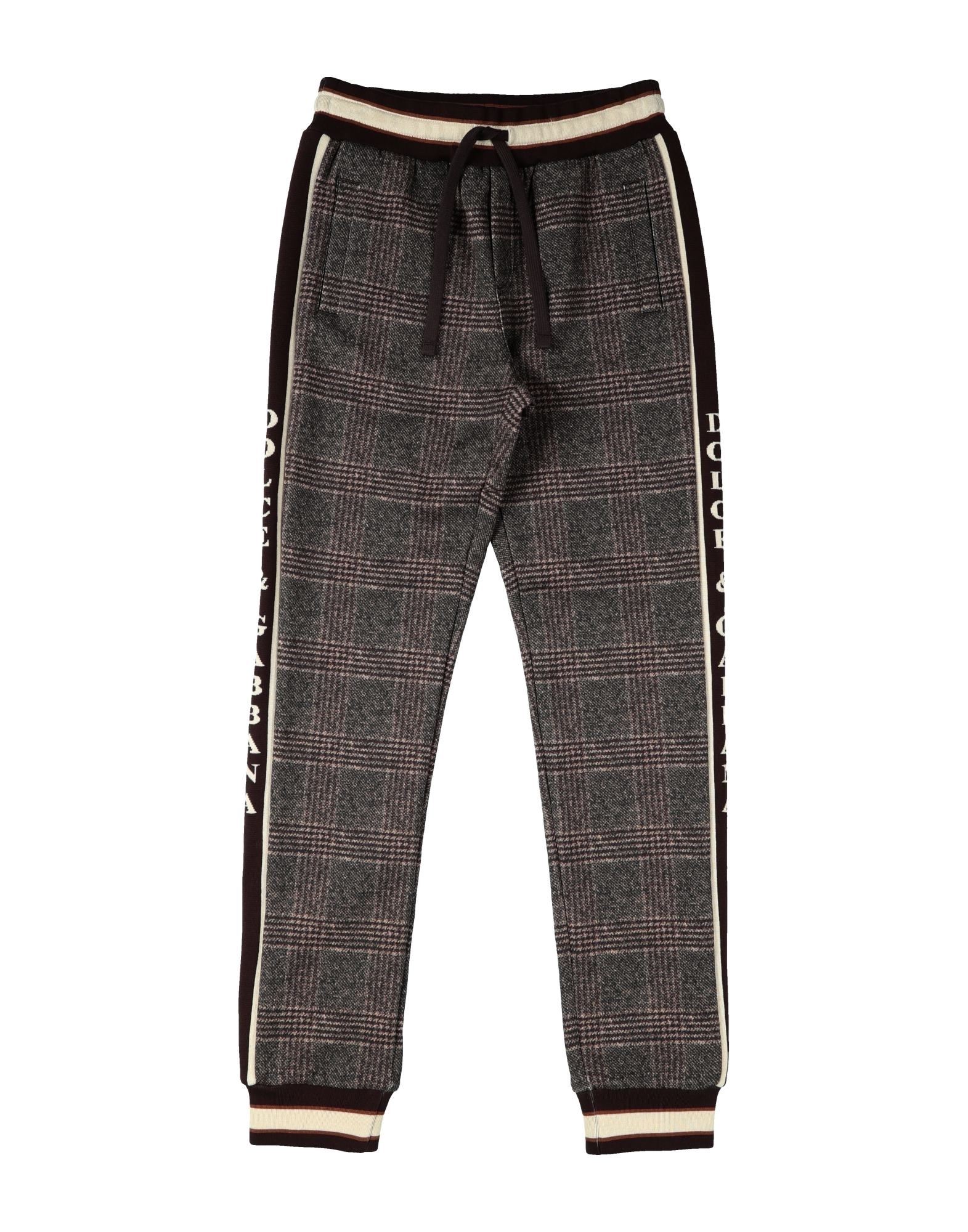 Dolce & Gabbana Kids'  Toddler Boy Pants Brown Size 7 Cotton, Polyester, Elastane