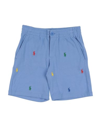 Polo Ralph Lauren Babies'  Polo Prepster Cotton Mesh Short Toddler Boy Shorts & Bermuda Shorts Sky Blue Size