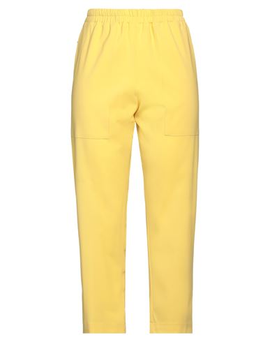 Drumohr Woman Pants Yellow Size 10 Wool In Yellow
