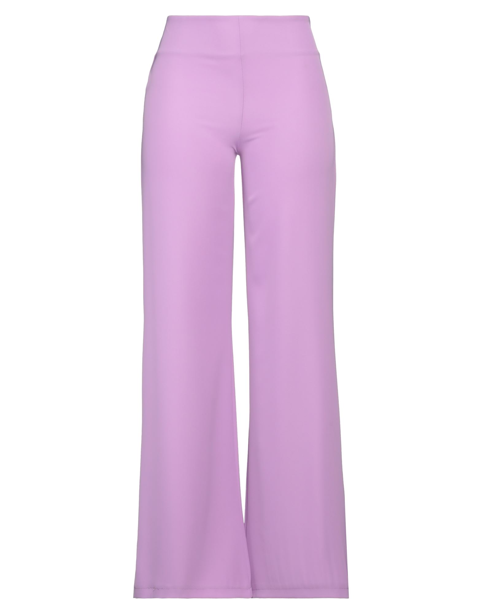 Mironcè Woman Pants Lilac Size 6 Polyester, Elastane In Purple