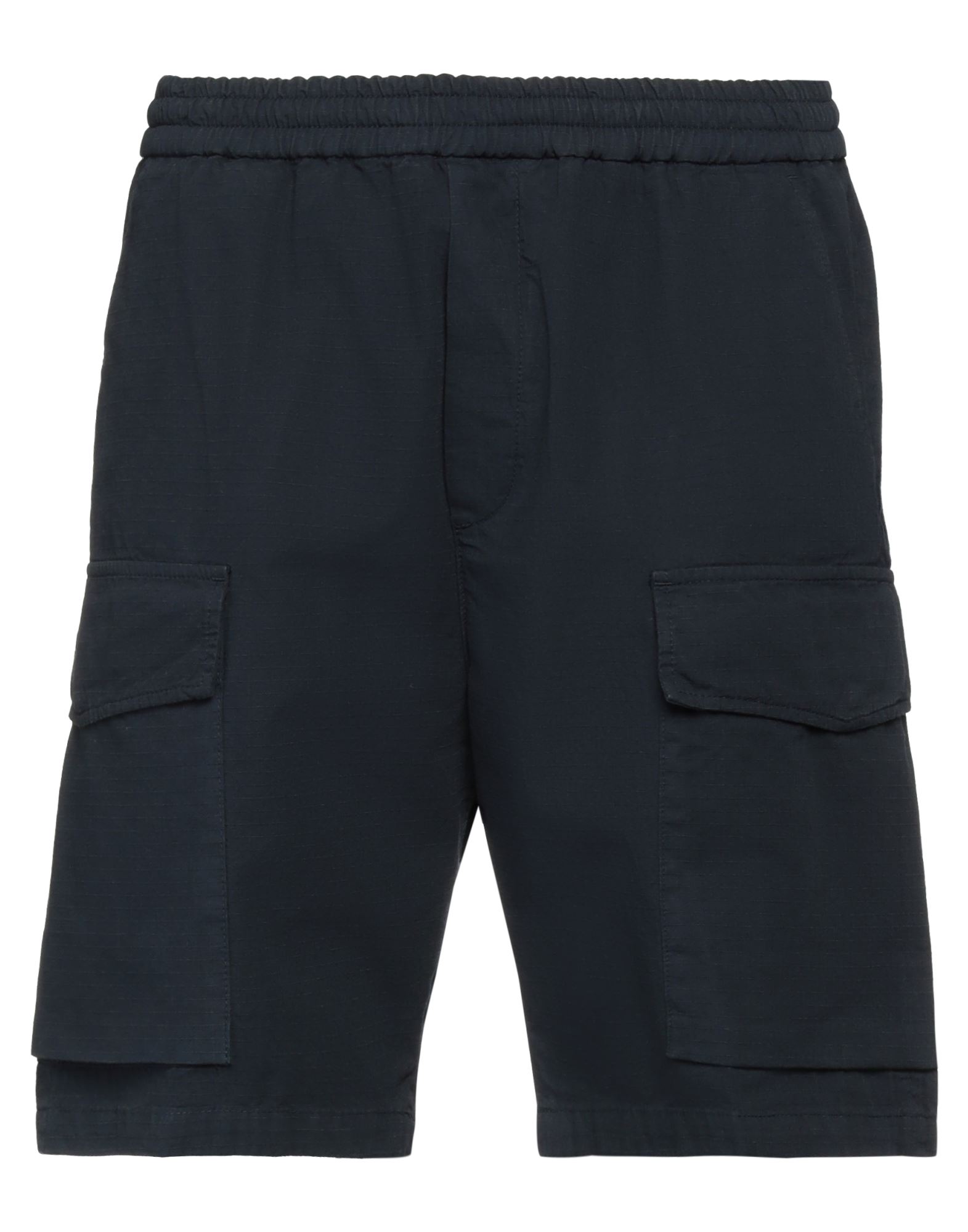 Cruna Man Shorts & Bermuda Shorts Midnight Blue Size 34 Cotton