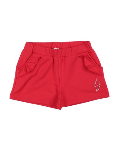 Liu •jo Babies'  Toddler Girl Shorts & Bermuda Shorts Red Size 4 Cotton, Elastane