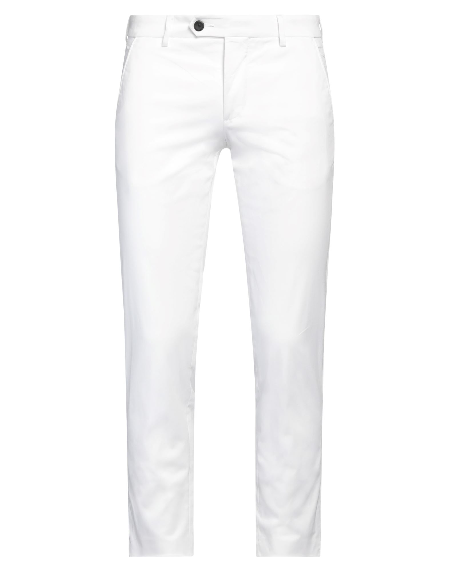 Michael Coal Casual Pants In White