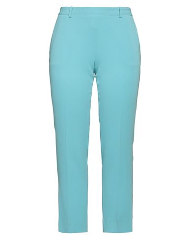 Alberto Biani Woman Pants Turquoise Size 10 Triacetate, Polyester In Blue