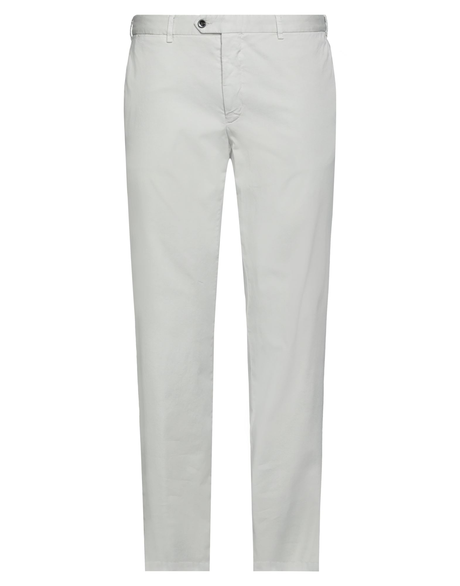 Shop Germano Man Pants Light Grey Size 40 Cotton, Elastane