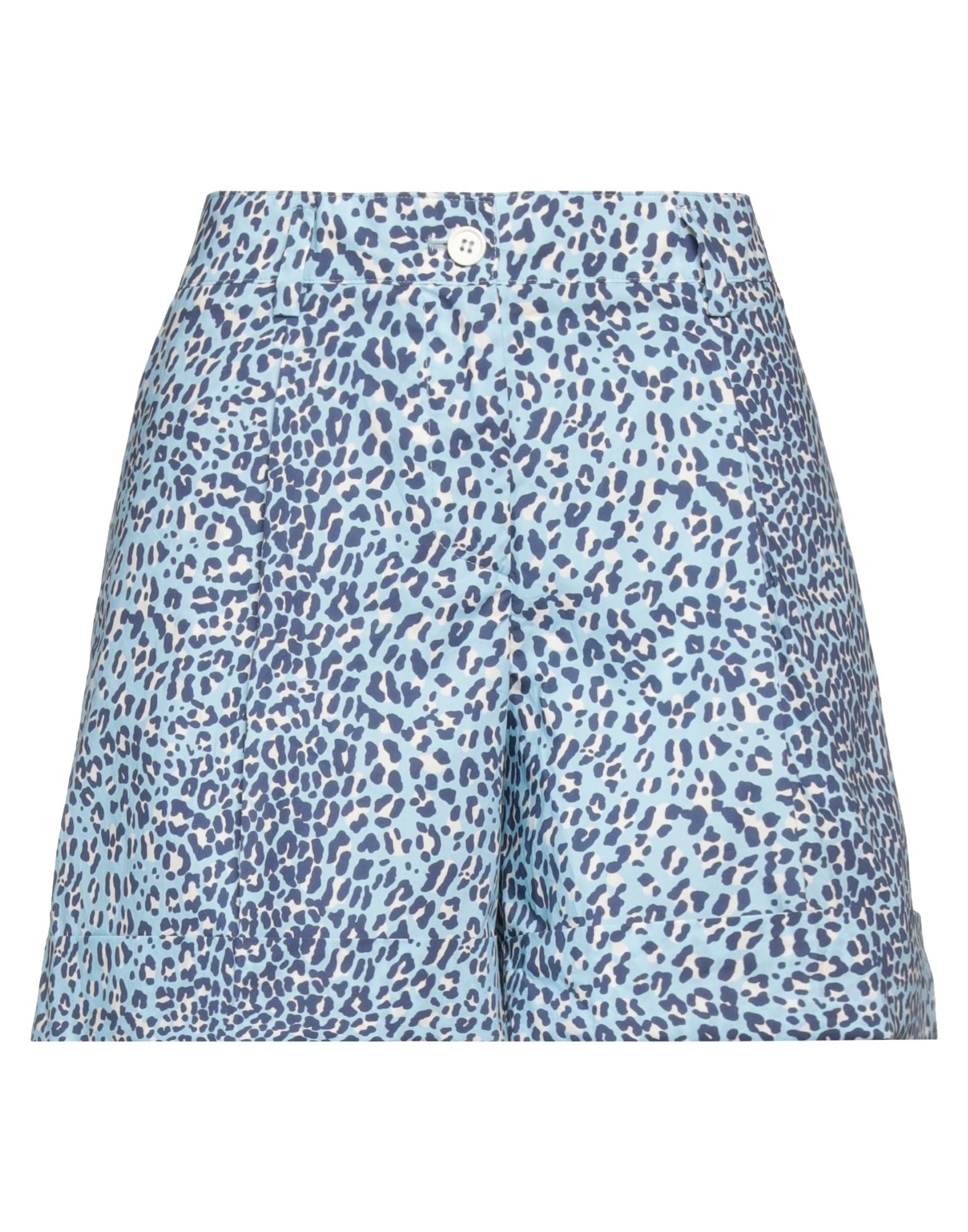 P.a.r.o.s.h P. A.r. O.s. H. Woman Shorts & Bermuda Shorts Sky Blue Size L Cotton