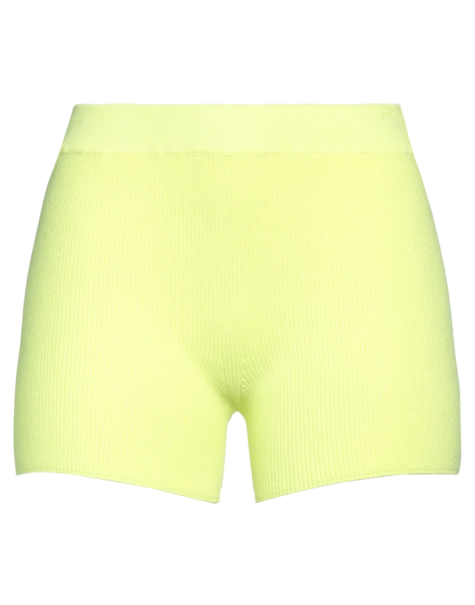 Vicolo Woman Shorts & Bermuda Shorts Yellow Size Onesize Viscose, Polyester In Yellow