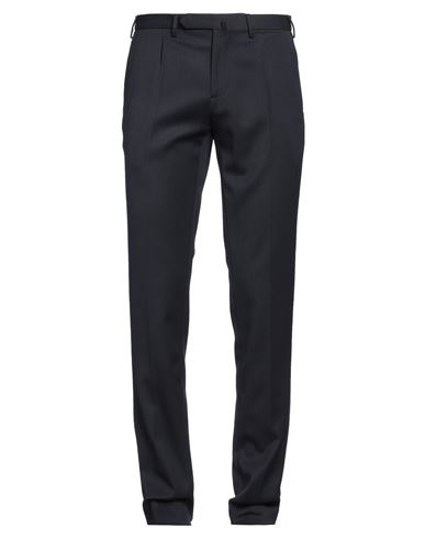 Kangra Cashmere Kangra Man Pants Midnight Blue Size 40 Polyester, Wool, Elastane In Blue