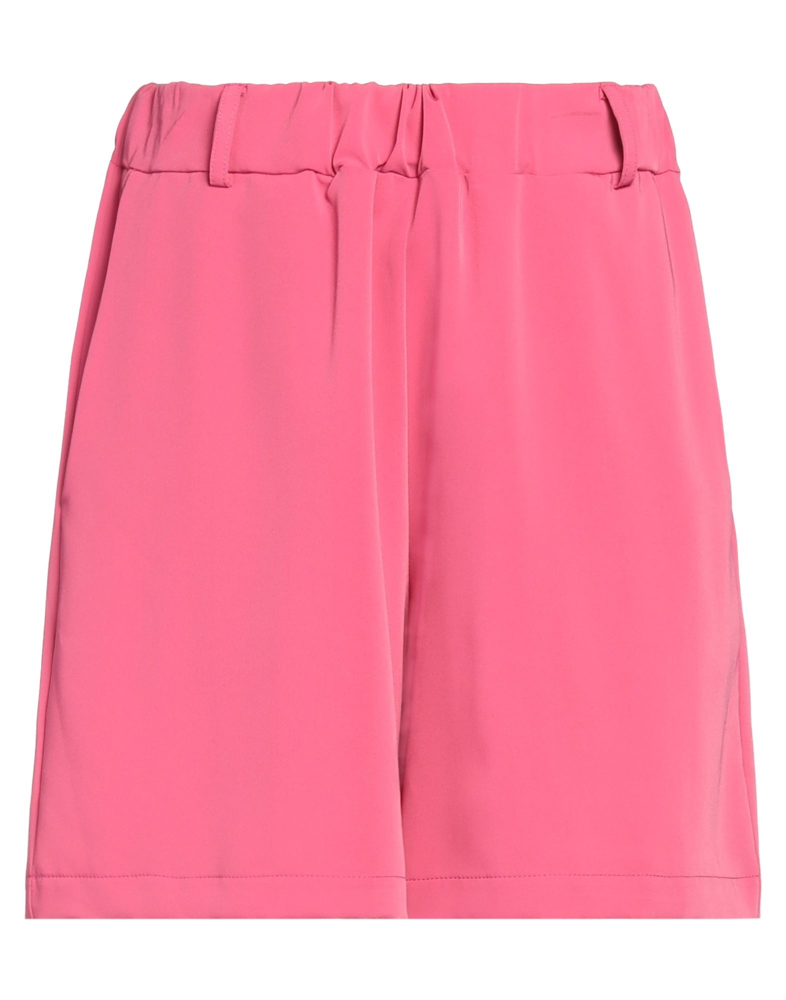 Peperosa Woman Shorts & Bermuda Shorts Fuchsia Size 8 Polyester, Elastane In Pink