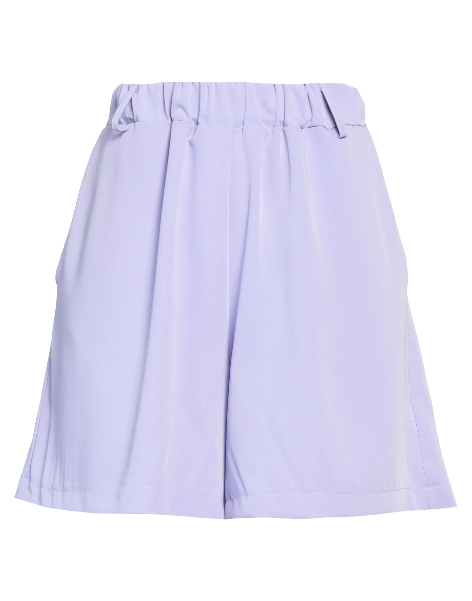 Peperosa Woman Shorts & Bermuda Shorts Lilac Size 8 Polyester, Elastane In Purple