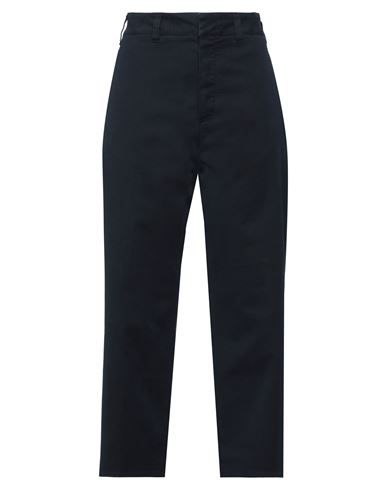 Department 5 Stretch Cotton Straight Pants In Blue