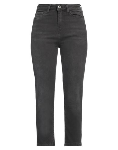 Pepe Jeans Woman Denim Pants Black Size 30 Cotton, Polyester, Elastane