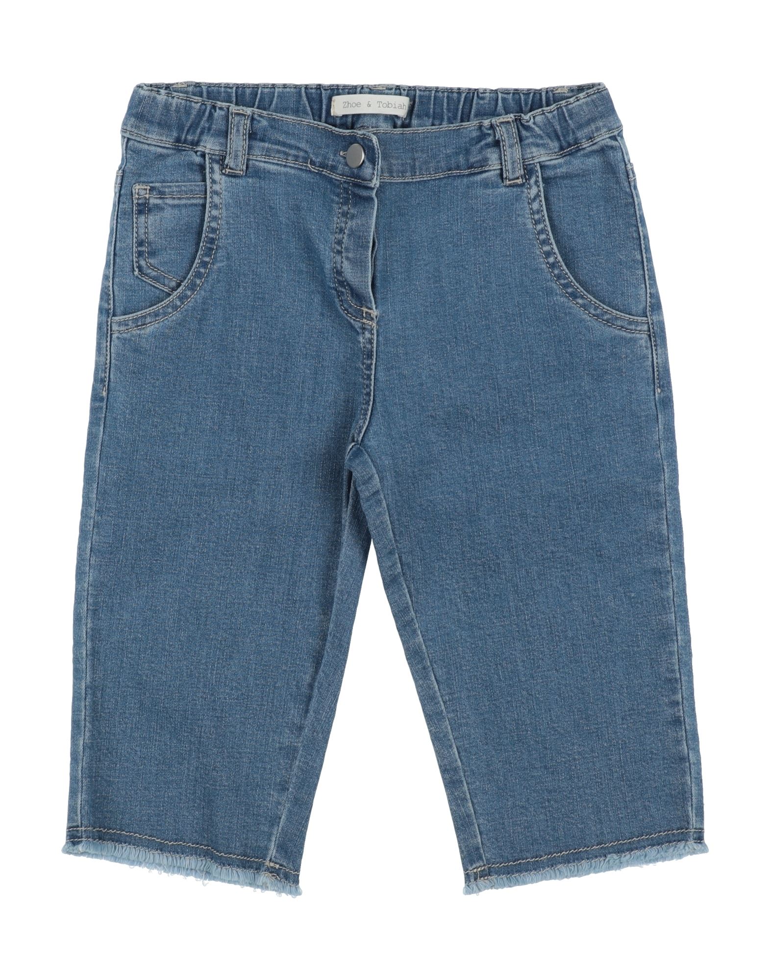 Zhoe & Tobiah Kids'  Toddler Girl Jeans Blue Size 6 Cotton, Elastane