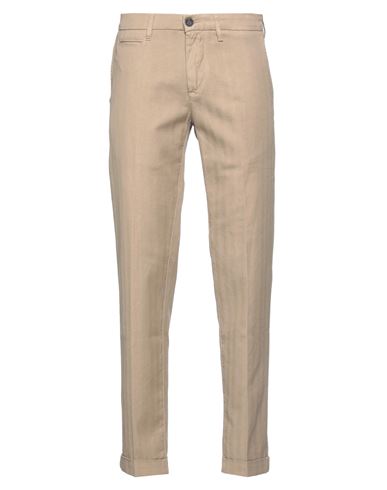 Re-hash Re_hash Man Pants Light Brown Size 31 Cotton, Linen, Elastane In Beige