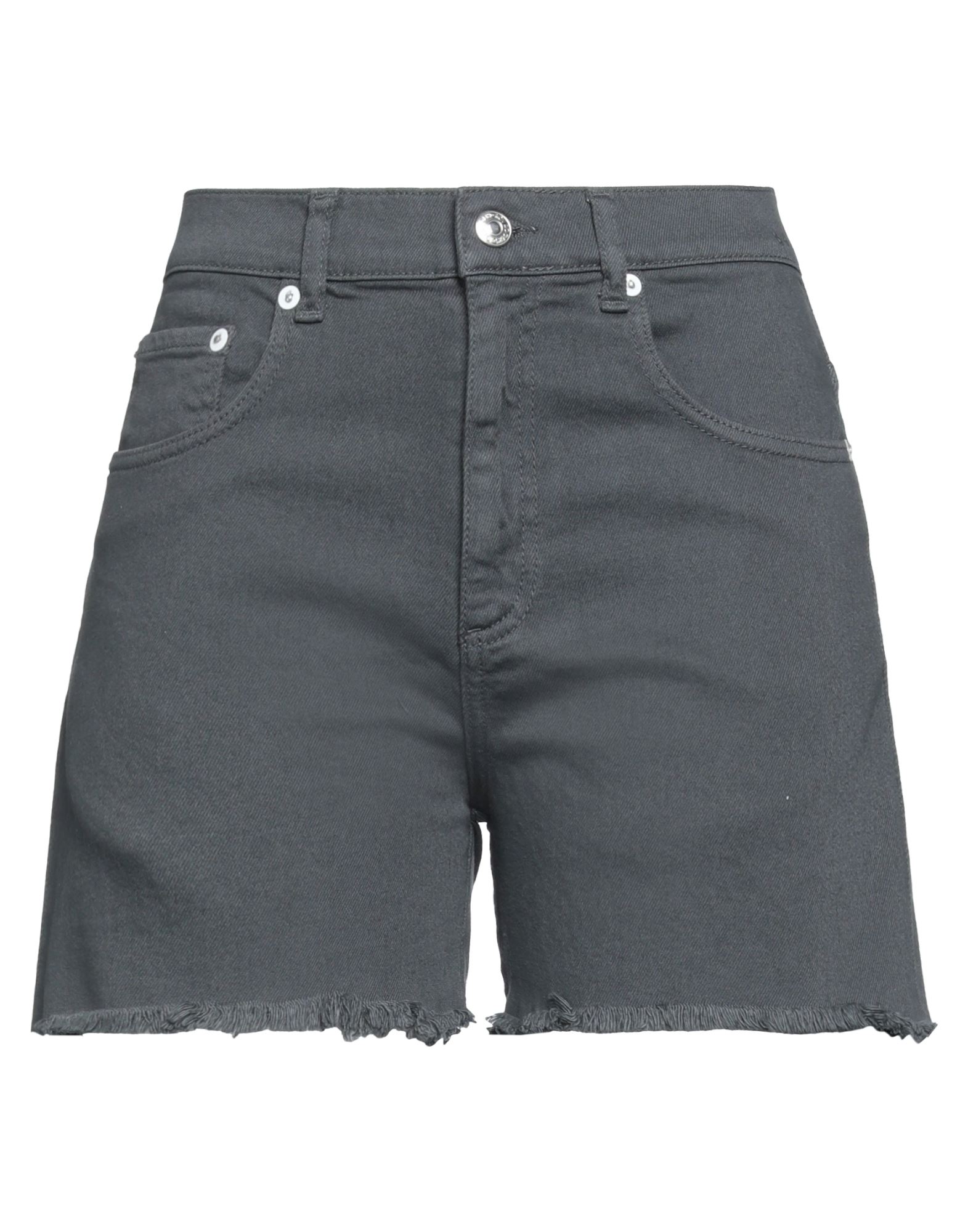 Roy Rogers Denim Shorts In Grey