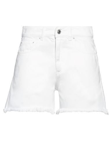 Roy Rogers Roÿ Roger's Woman Denim Shorts White Size 27 Cotton