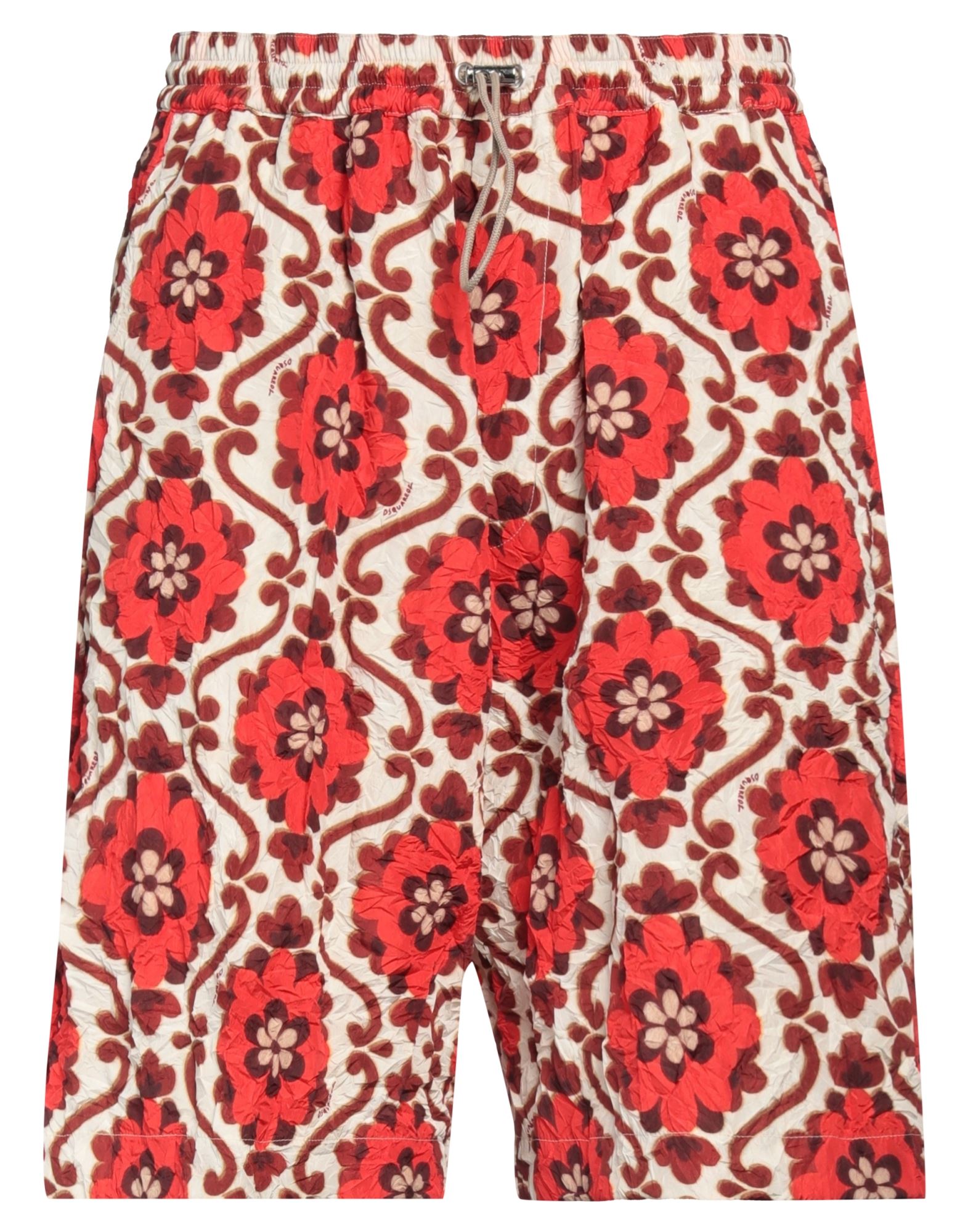 Dsquared2 Man Shorts & Bermuda Shorts Red Size L Polyester