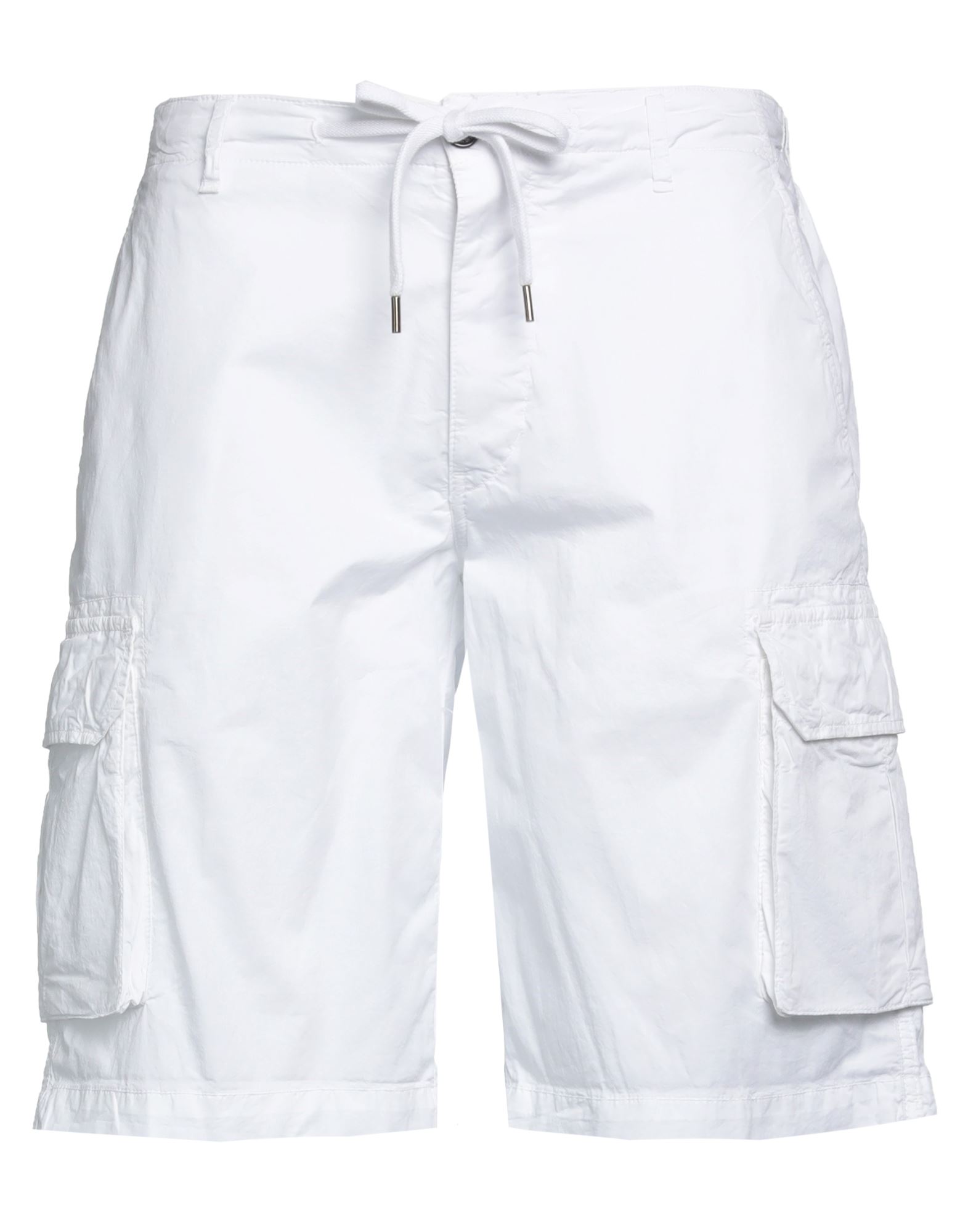 40weft Man Shorts & Bermuda Shorts White Size 30 Cotton, Elastane