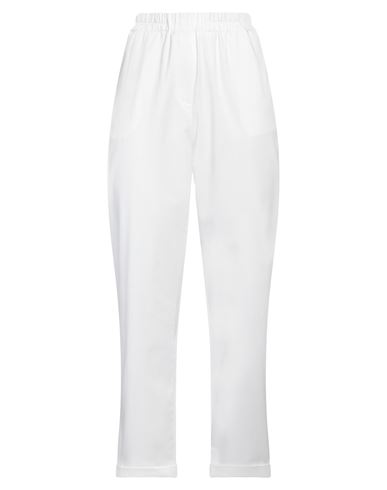 Xt Studio Woman Pants White Size 8 Lyocell, Cotton, Elastane