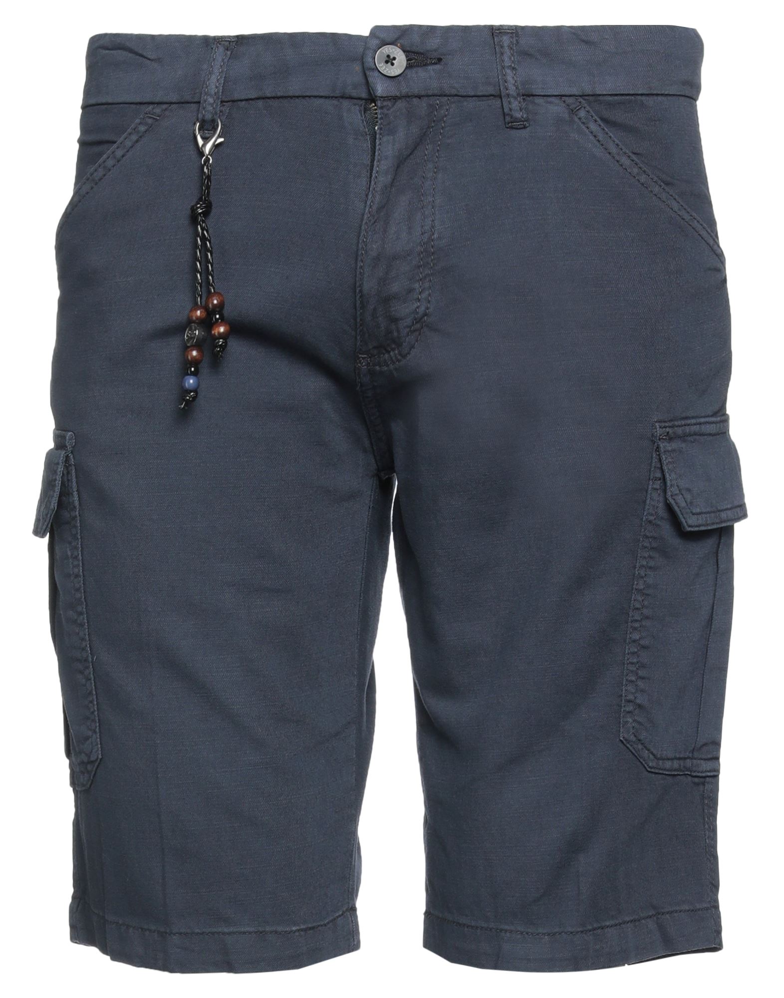 Yes Zee By Essenza Man Shorts & Bermuda Shorts Midnight Blue Size 29 Cotton, Linen