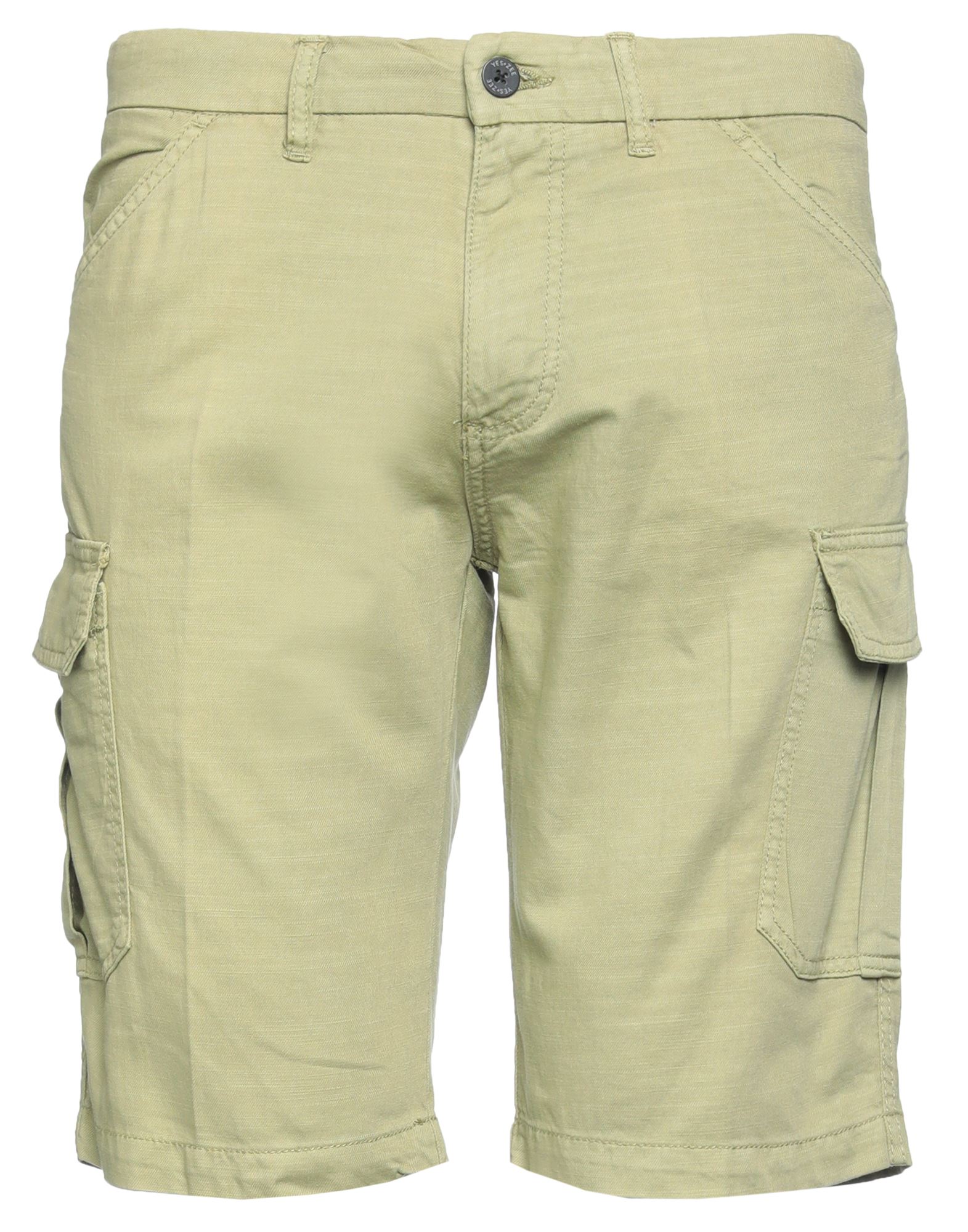 Yes Zee By Essenza Man Shorts & Bermuda Shorts Light Green Size 31 Cotton, Linen