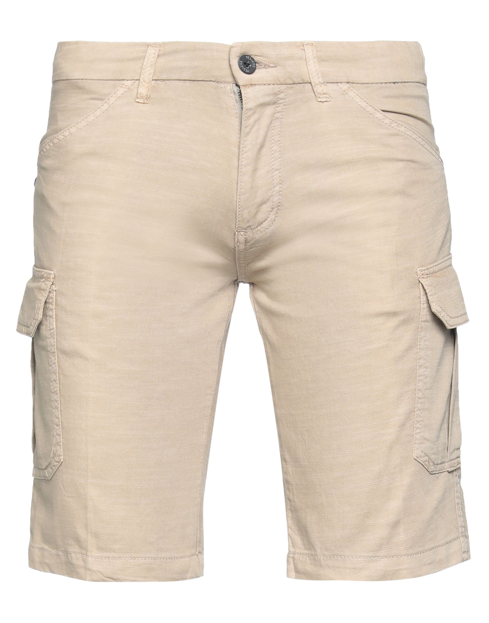 Yes Zee By Essenza Man Shorts & Bermuda Shorts Beige Size 29 Cotton, Linen