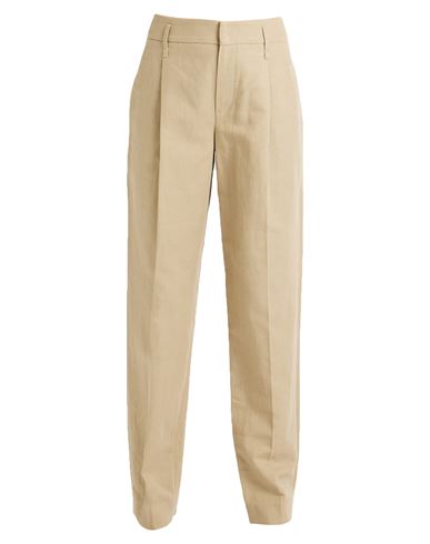 Brunello Cucinelli Woman Pants Sand Size 6 Cotton, Linen