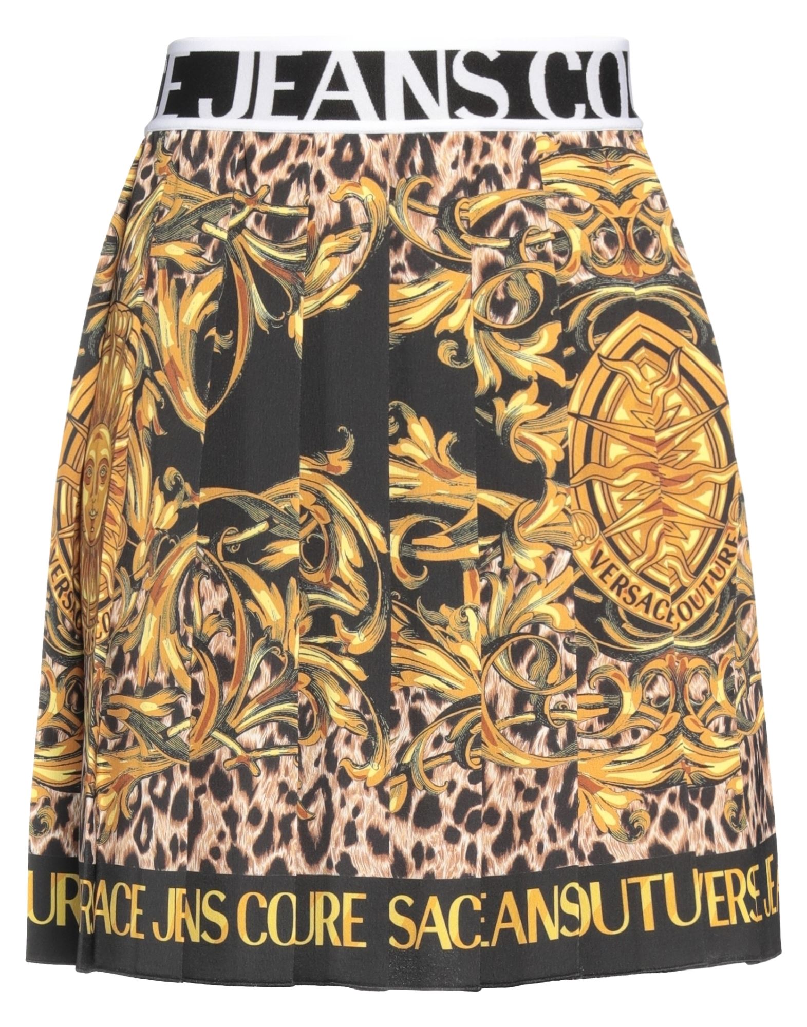 Versace Jeans Couture Mini Skirts In Black