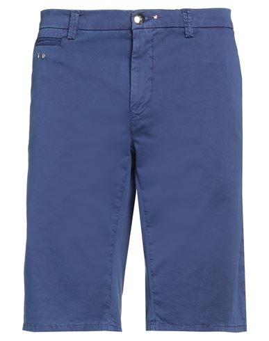 Tramarossa Man Shorts & Bermuda Shorts Blue Size 38 Cotton, Nylon, Elastane