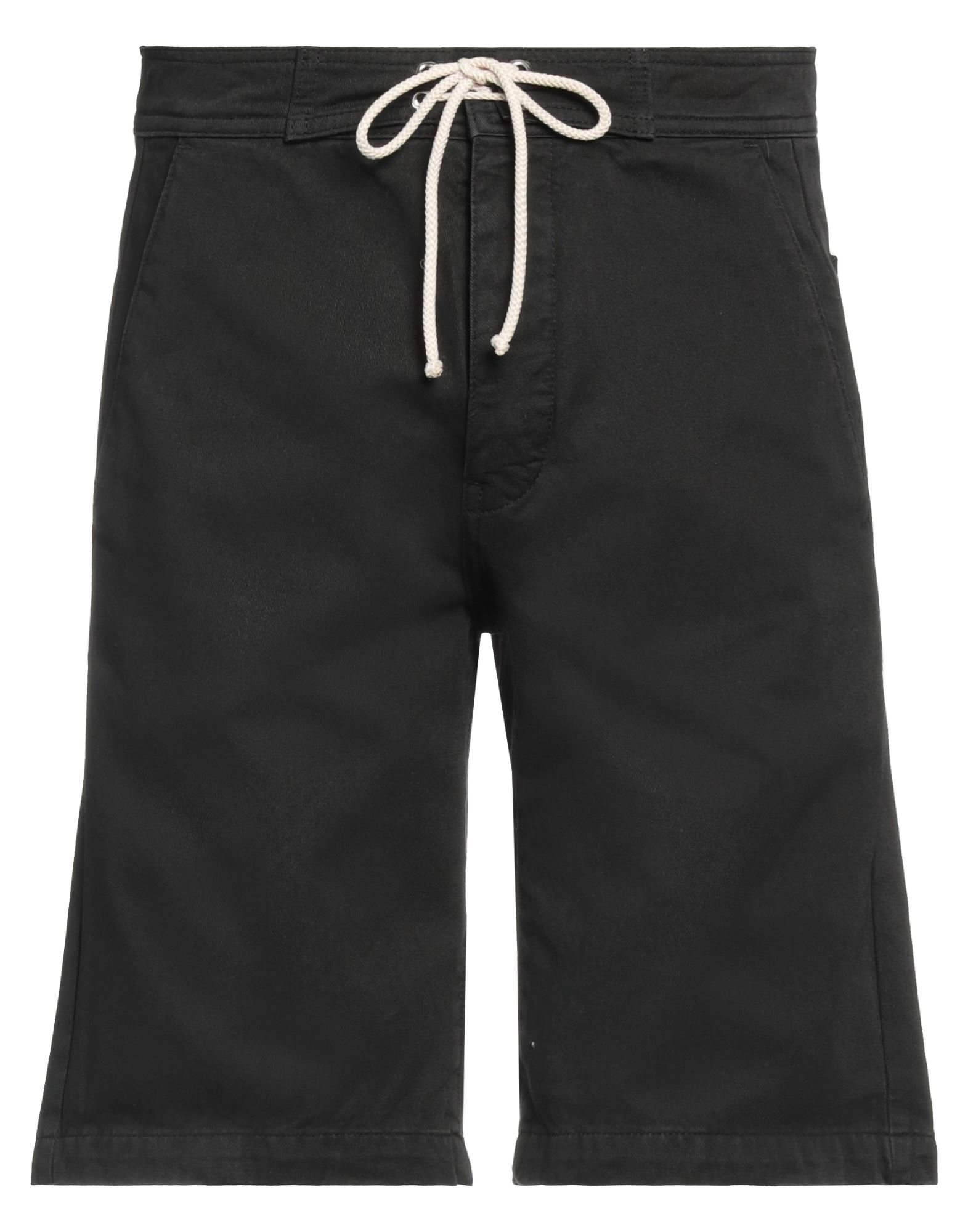 Société Anonyme Man Shorts & Bermuda Shorts Black Size S Cotton