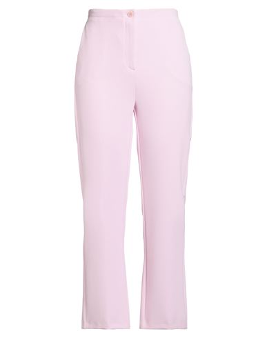 Annarita N Woman Pants Pink Size 8 Polyester, Elastane In Pink