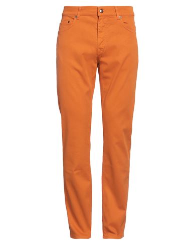 Harmont & Blaine Man Pants Orange Size 38 Cotton, Elastane