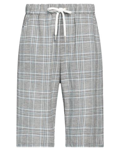 Shop Obvious Basic Man Shorts & Bermuda Shorts Light Grey Size 32 Viscose, Cotton