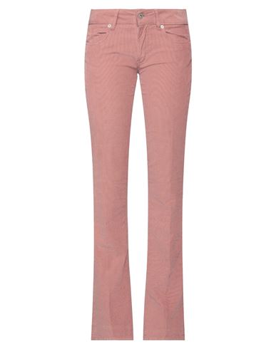 Dondup Woman Pants Pastel Pink Size 28 Cotton, Elastane