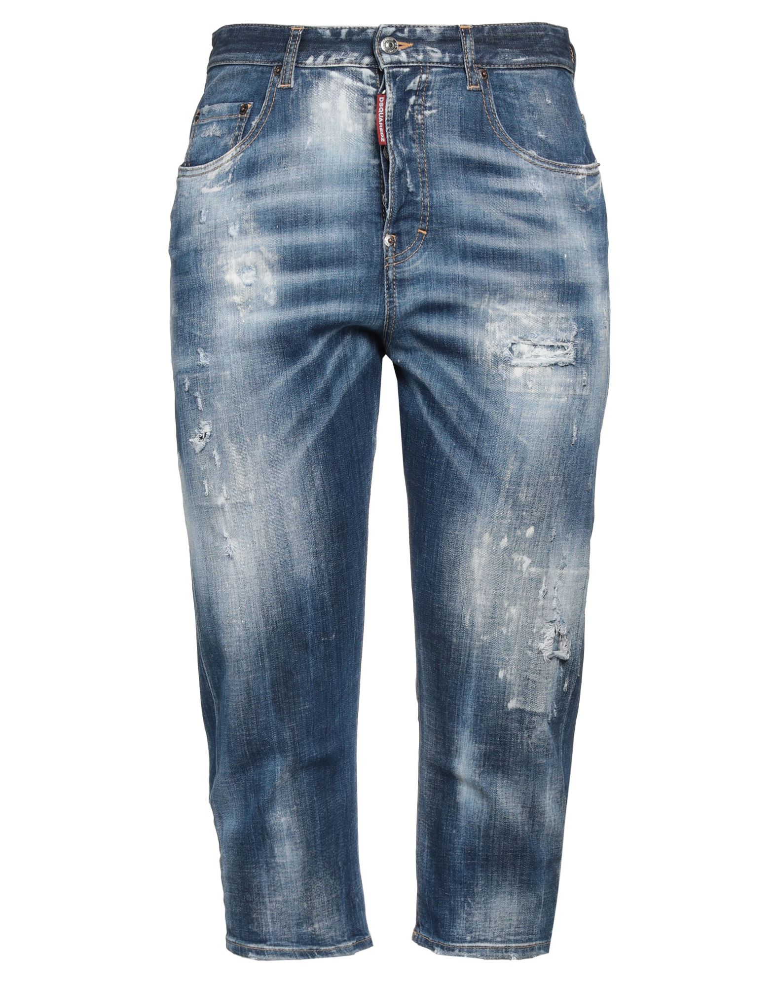 Dsquared2 Denim Cropped In Blue