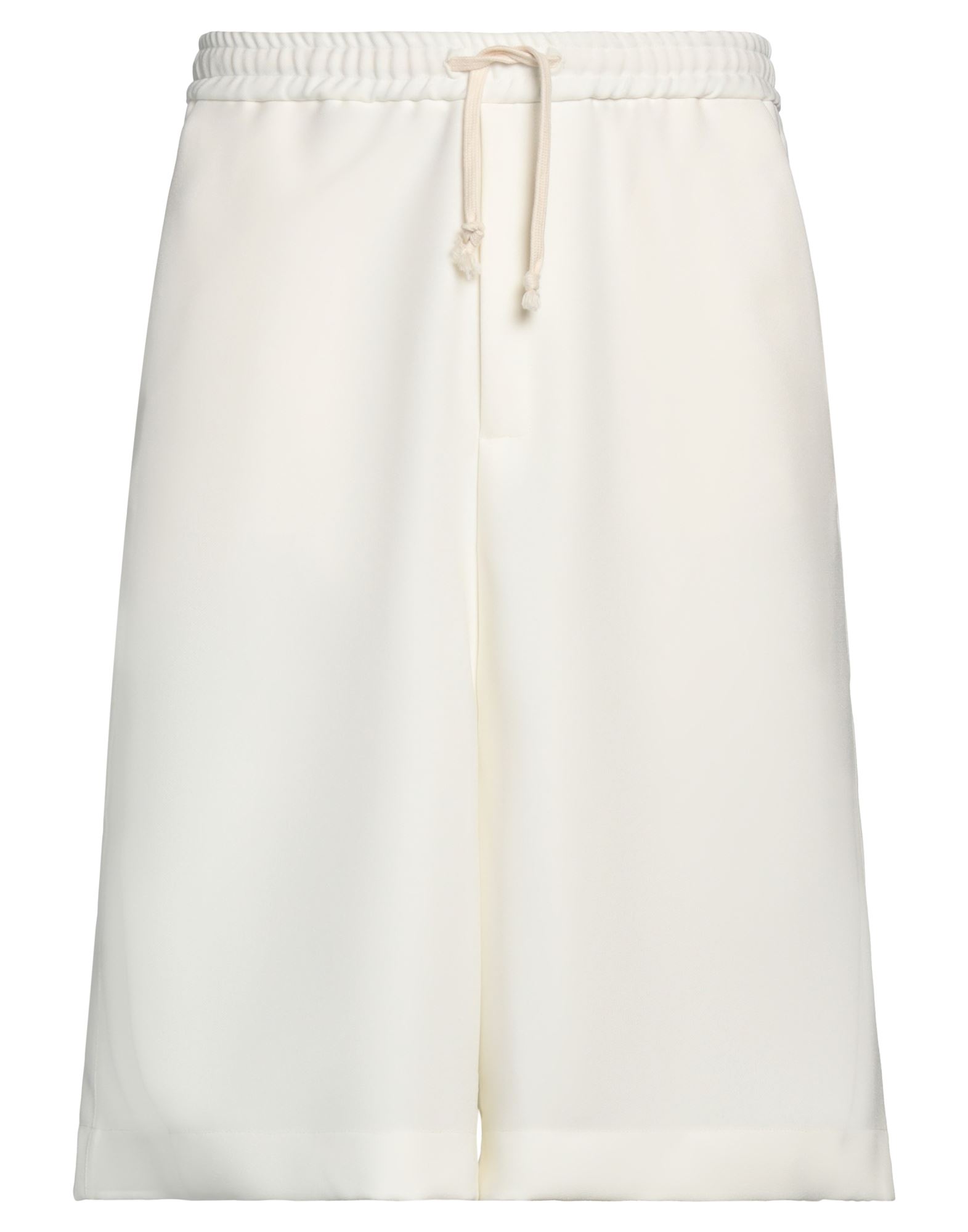 Société Anonyme Man Shorts & Bermuda Shorts Ivory Size M Cotton In White