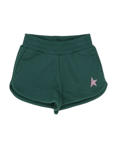 Golden Goose Babies'  Toddler Girl Shorts & Bermuda Shorts Dark Green Size 6 Cotton, Polyester