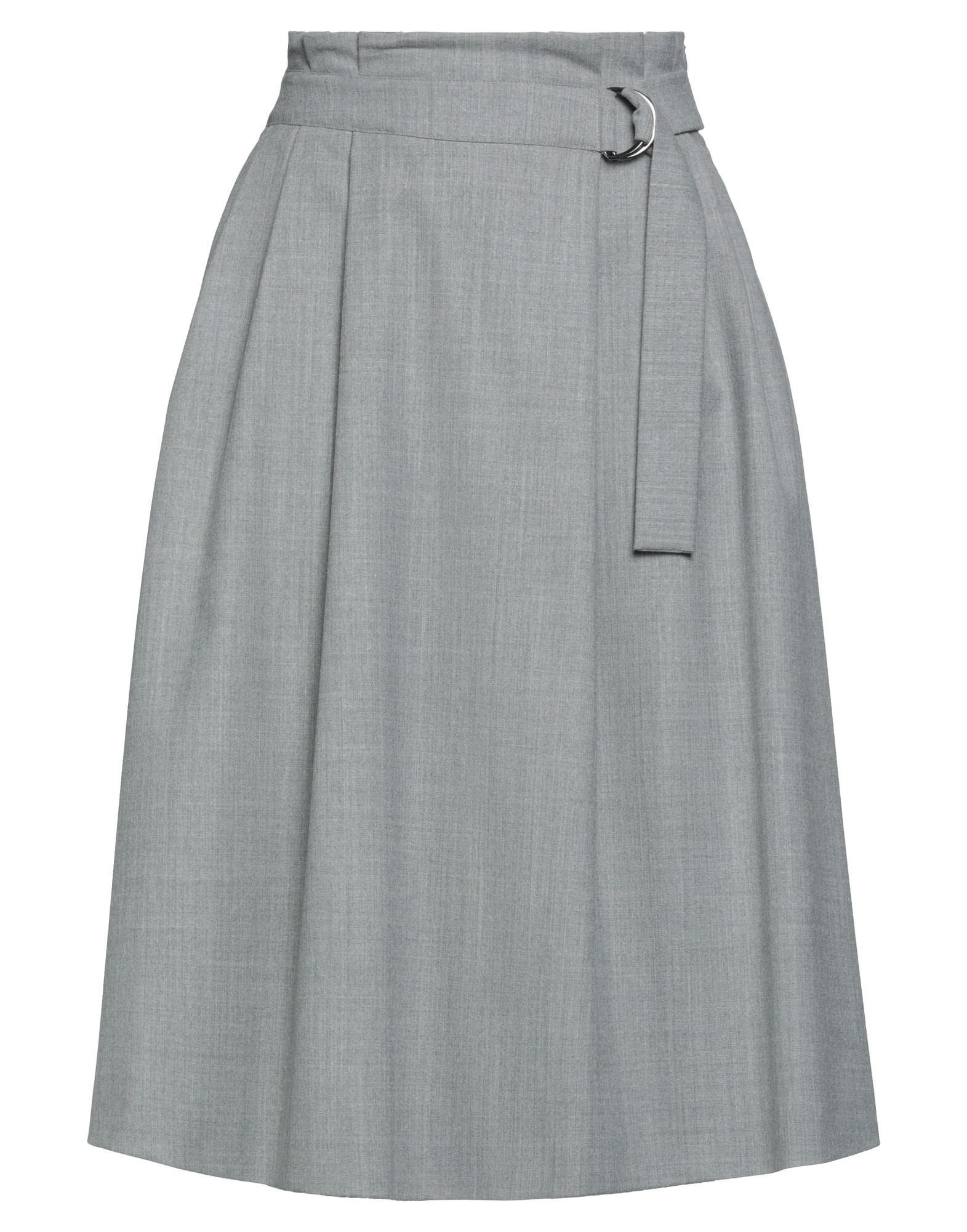 Peserico Midi Skirts In Grey