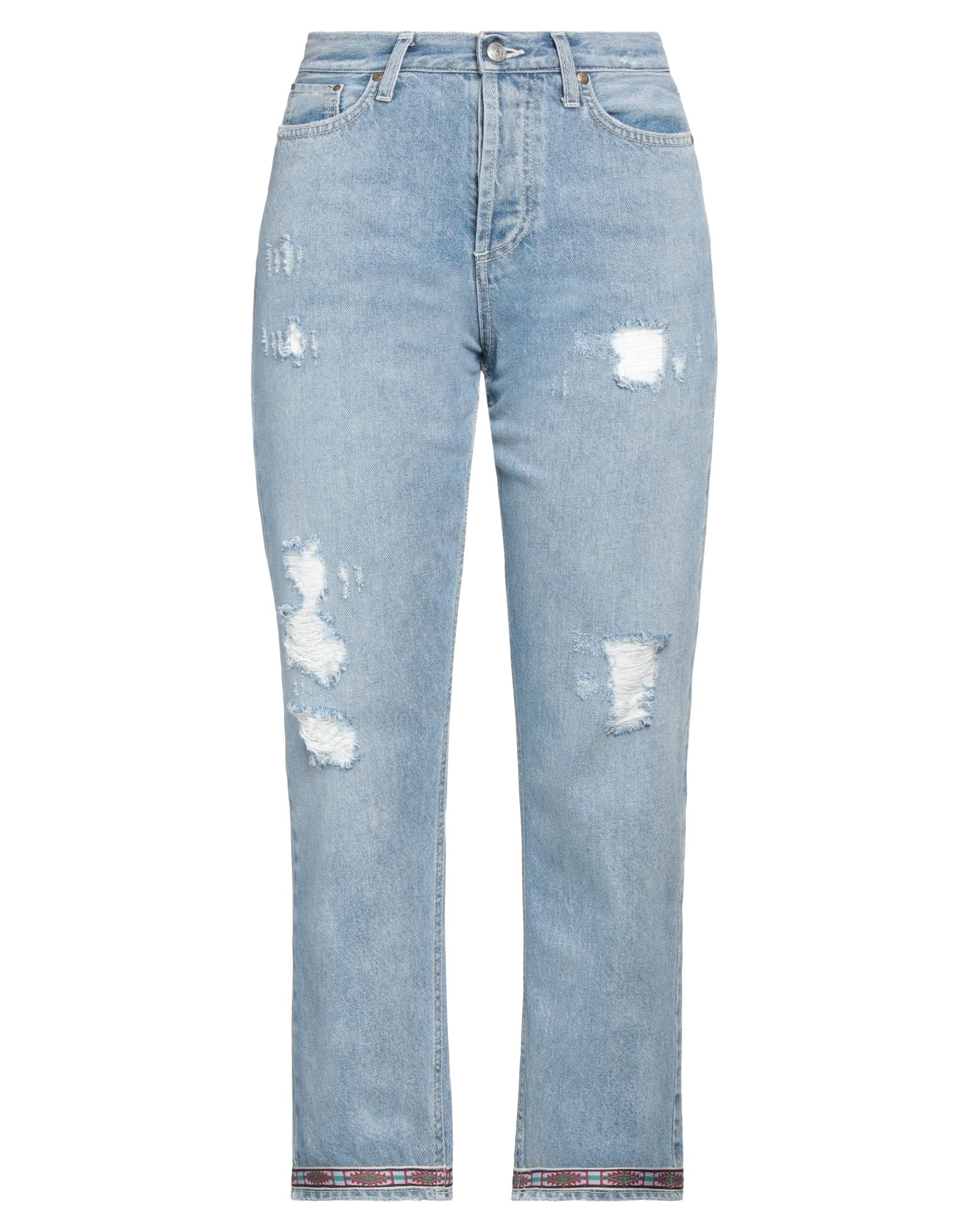 Loose feather turn around Roy Rogers Jeans In Blue | ModeSens