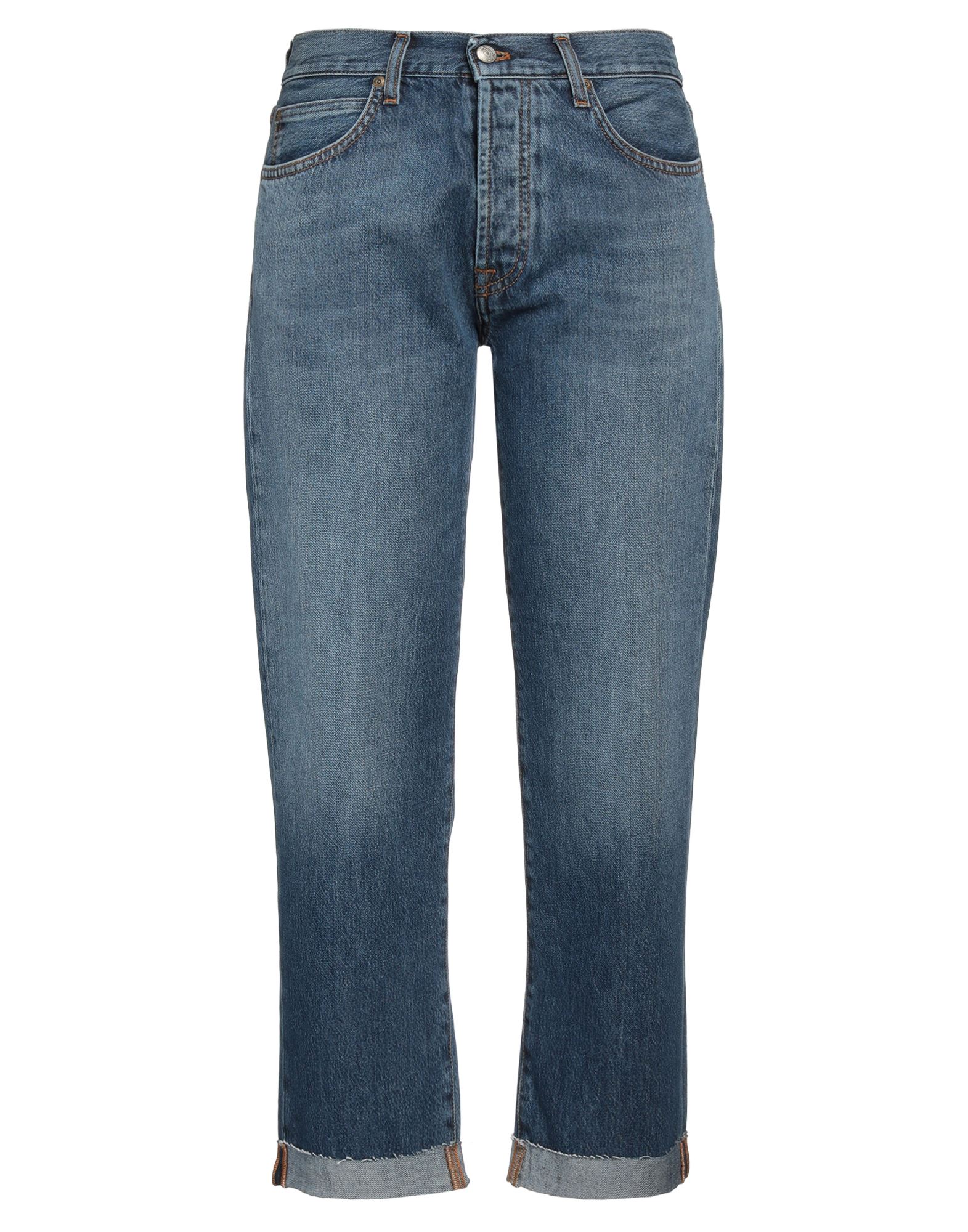 Roy Rogers Denim Cropped In Blue