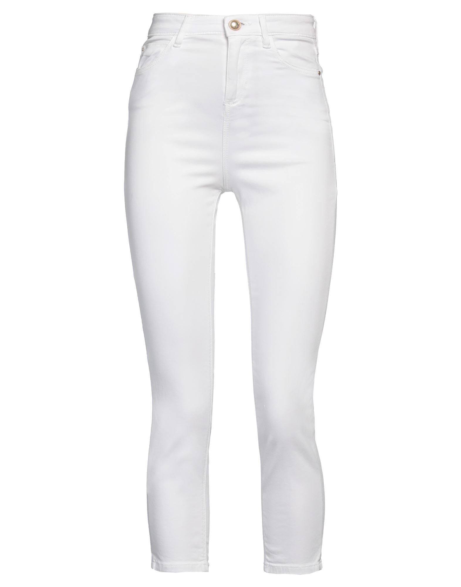 Guess Cropped Pants In White